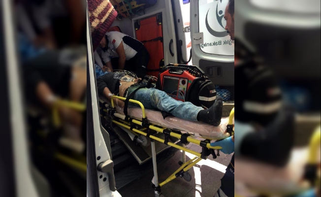 Ateş açtığı otomobil çarptı Ateş açtığı otomobil çarptı