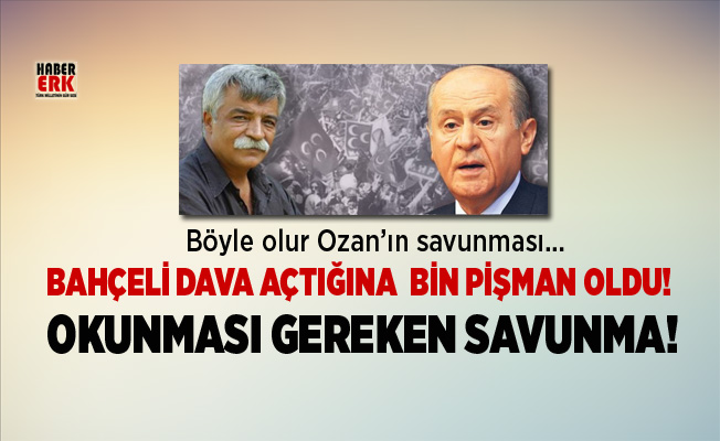 Bahceli Ozan Arif E Dava Actigina Bin Pisman Oldu