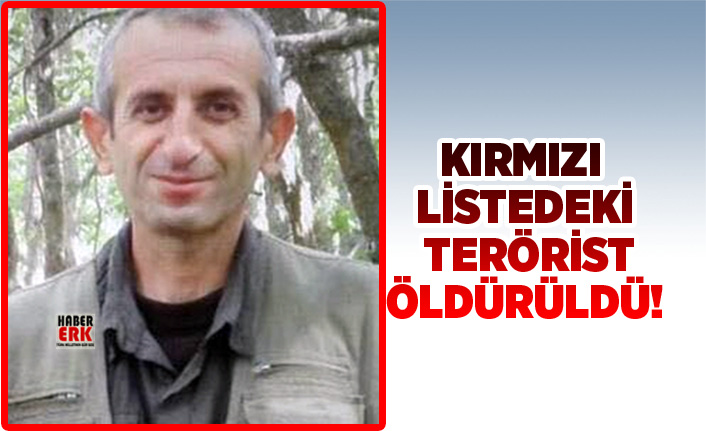 Kırmızı listedeki terörist öldürüldü!
