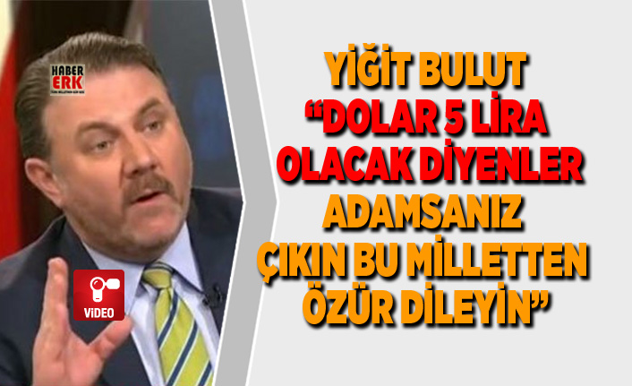 Yigit Bulut Dolar 5 Lira Olacak Diyenler Adamsaniz Cikin Bu Milletten Ozur Dileyin