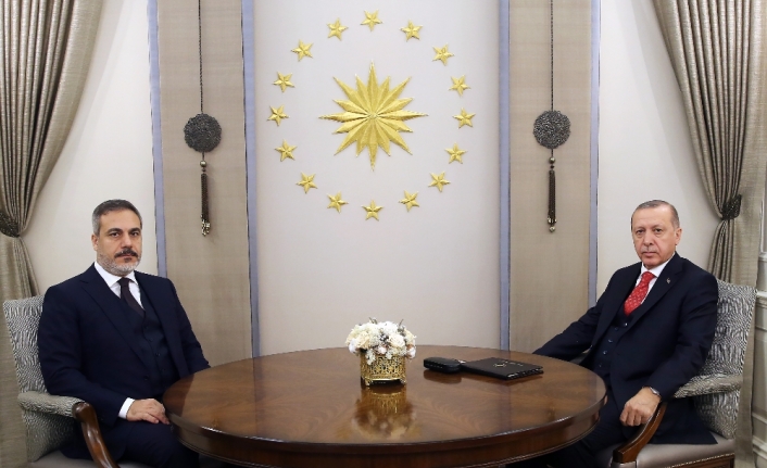 Erdoğan MİT Başkanı Fidan’ı kabul etti