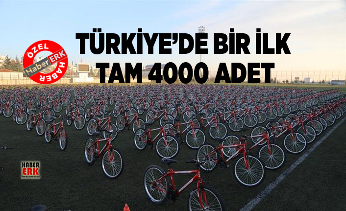 Turkiye De Bir Ilk Kilis Te 4 Bin Cocuk Bisikletle Bulustu