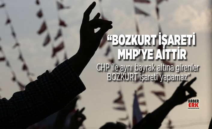 Bozkurt Isareti Mhp Ye Aittir Chp Ile Ayni Bayrak Altina Girenler Bozkurt Isareti Yapamaz