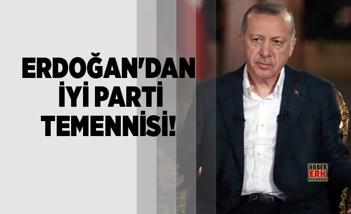 Erdoğan'dan İYİ Parti temennisi!