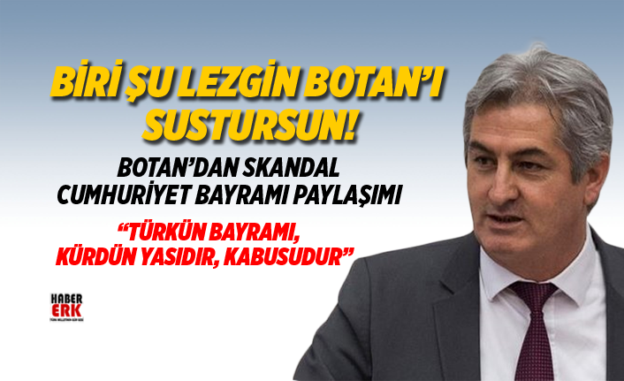HDP'li Lezgin Botan’dan skandal Cumhuriyet Bayramı paylaşımı  “Türkün Bayramı,  Kürdün yasıdır, kabusudur”