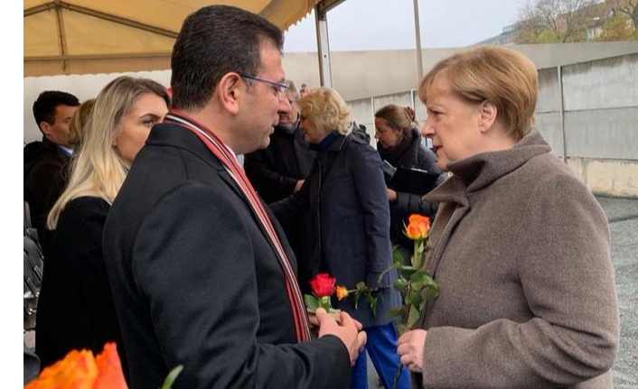İmamoğlu, Merkel ile bir araya geldi