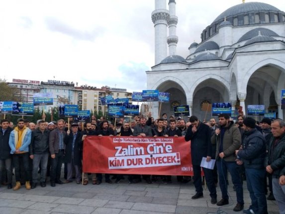 7 şehirde Doğu Türkistan eylemi düzenlendi