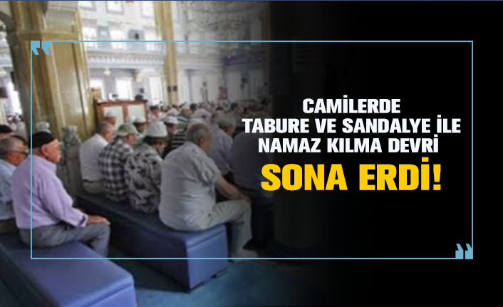 Camilerde Tabure Ve Sandalye Ile Namaz Kilma Devri Sona Erdi