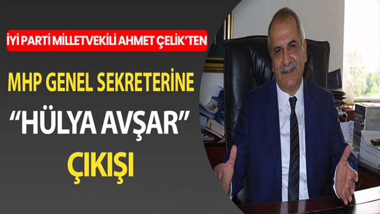 Iyi Parti Li Ahmet Celik Ten Mhp Genel Sekreterine Hulya Avsar Cikisi