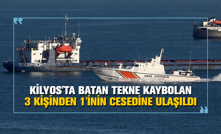 Kilyos Ta Batan Tekne Kaybolan 3 Kisinden 1 Inin Cesedine Ulasildi