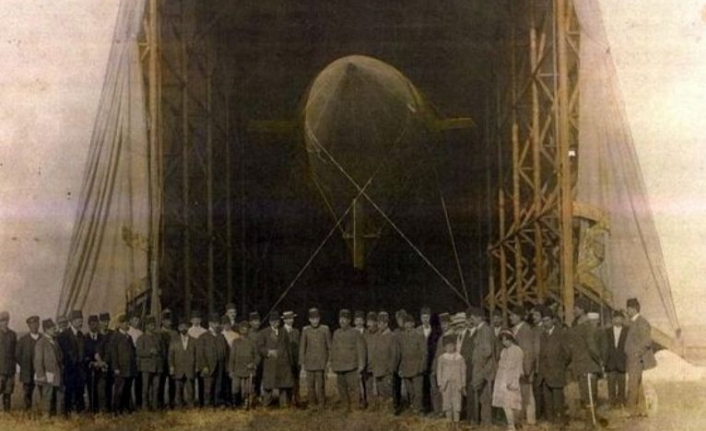 Alman zeplininden çekilmiş İstanbul fotoğrafları