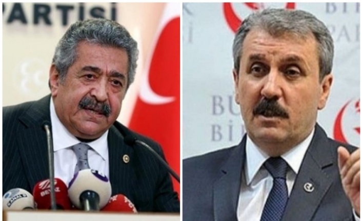 BBP Genel Başkanı Mustafa Destici'den Feti Yıldız'a geçmiş olsun