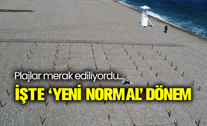 Plajlarda ‘yeni normal’ dönemi