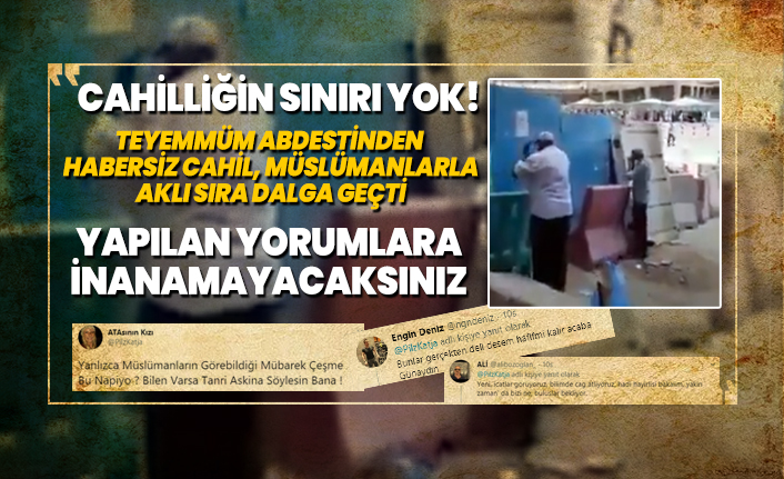 Teyemmum Abdestinden Habersiz Cahil Muslumanlarla Akli Sira Dalga Gecti