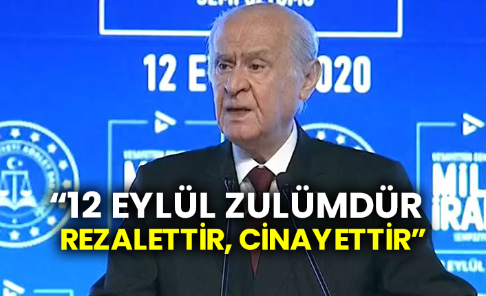Bahceli Canli Yayinda Konustu 12 Eylul Zulumdur Rezalettir Cinayettir