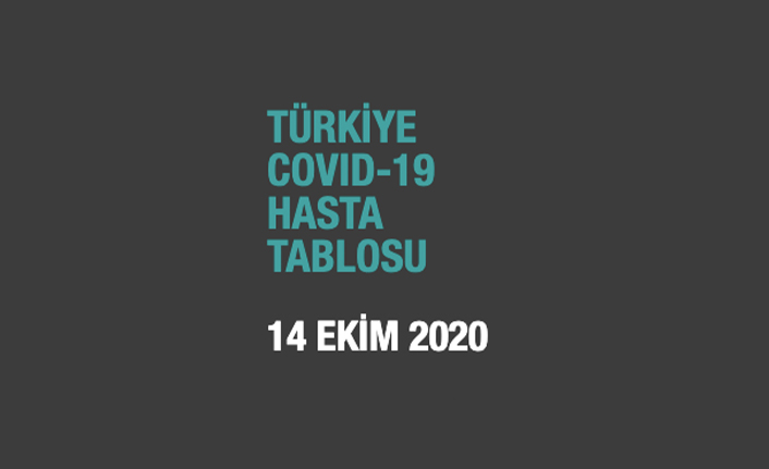 14 Ekim 2020 Türkiye koronavirüs verileri