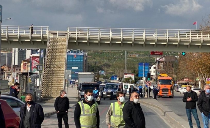 AKP'li belediye, İBB ekibinin yolunu kesti