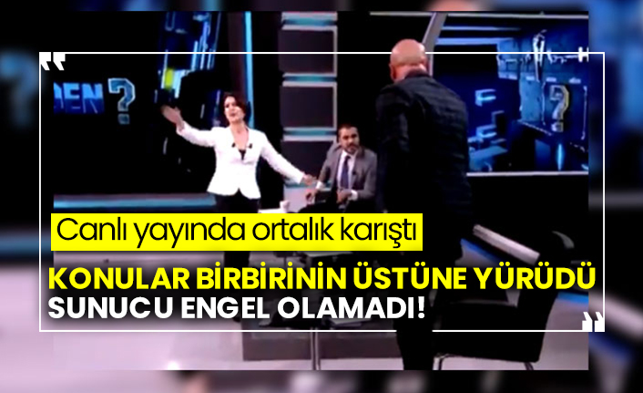 Canli Yayinda Ortalik Karisti Konular Birbirinin Ustune Yurudu Sunucu Engel Olamadi