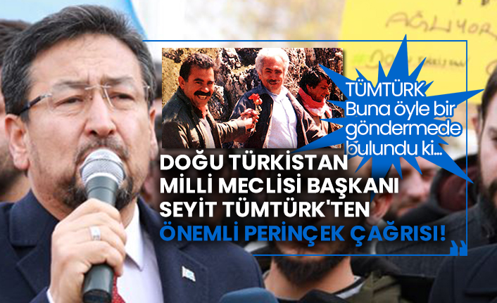 Doğu Türkistan Milli Meclisi Başkanı Seyit Tümtürk'ten önemli Perinçek çağrısı!