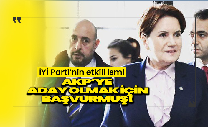 Özdağ'ın AKP ile ilişkilerinin iyi olduğunu dile getirdiği Uğur Poyraz AKP'den aday adayı olmuş!