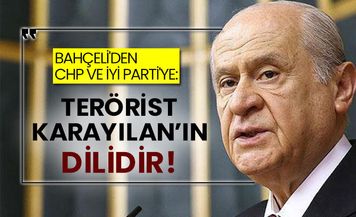 Bahçeli'den CHP ve İYİ Parti'ye: Terörist Karayılan’ın dilidir!