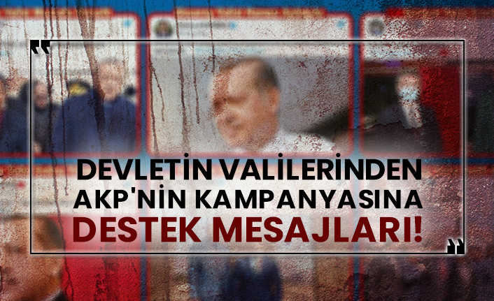 Devletin valilerinden AKP'nin kampanyasına destek mesajları!