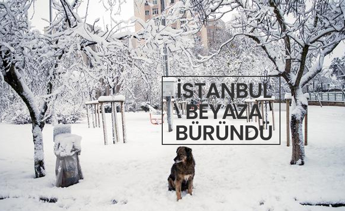 İstanbul beyaza büründü