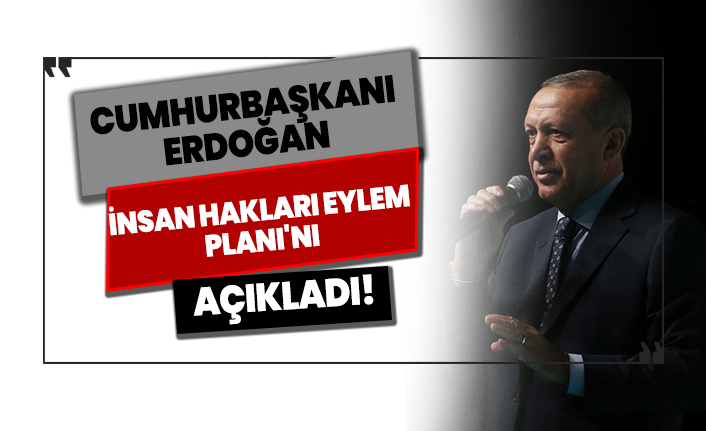 Recep Tayyip Erdoğan İnsan Hakları Eylem Planı'nı açıkladı