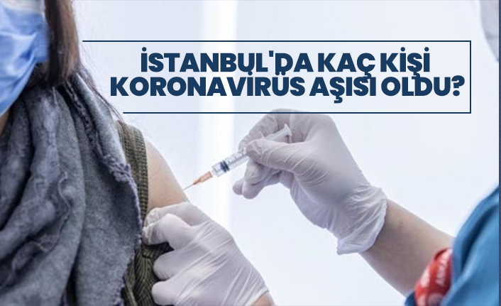 İstanbul'da kaç kişi koronavirüs aşısı oldu?