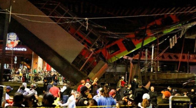 Meksika’da metro köprüsü çöktü: 15 ölü