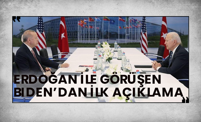 Cumhurbaşkanı Erdoğan ile görüşen ABD Başkanı Joe Biden’dan ilk açıklama