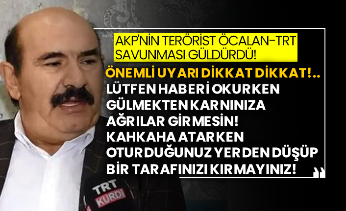 AKP'nin terörist Öcalan-TRT savunması güldürdü!