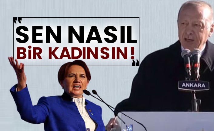Erdoğan’dan Akşener’e: Sen nasıl bir kadınsın!