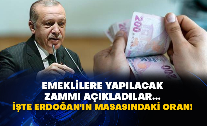 Emeklilere yapılacak zammı açıkladılar... İşte Erdoğan'ın masasındaki oran!