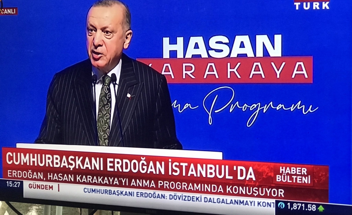 Erdoğan viagradan öldüğü iddia edilen Hasan Karakaya’nın anmasında!