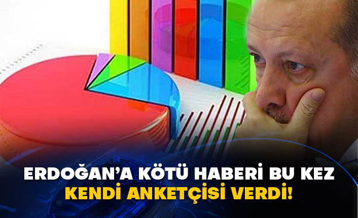 Erdoğan’a kötü haberi bu kez kendi anketçisi verdi!