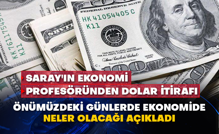 Saray'ın ekonomi profesöründen dolar itirafı: Önümüzdeki günlerde ekonomide neler olacağı açıkladı