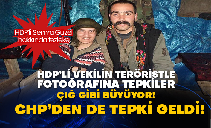 HDP’li vekilin teröristle fotoğrafına tepkiler çığ gibi büyüyor! CHP’den de tepki geldi! HDP’li vekilin fezlesi Meclis'te