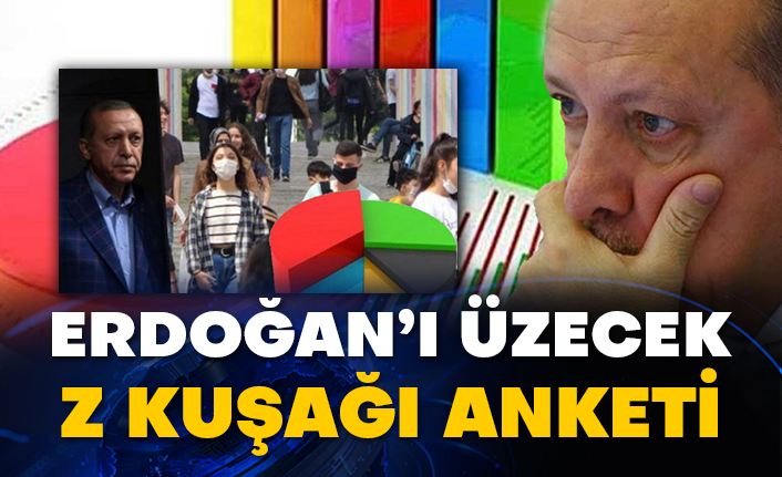 Erdoğan’ı üzecek Z kuşağı anketi
