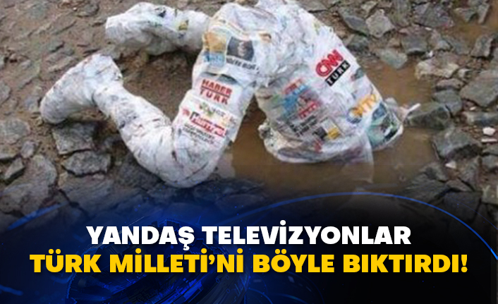 Yandaş televizyonlar Türk Milleti’ni böyle bıktırdı!