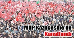MHP Mitingine AKP'den Engel
