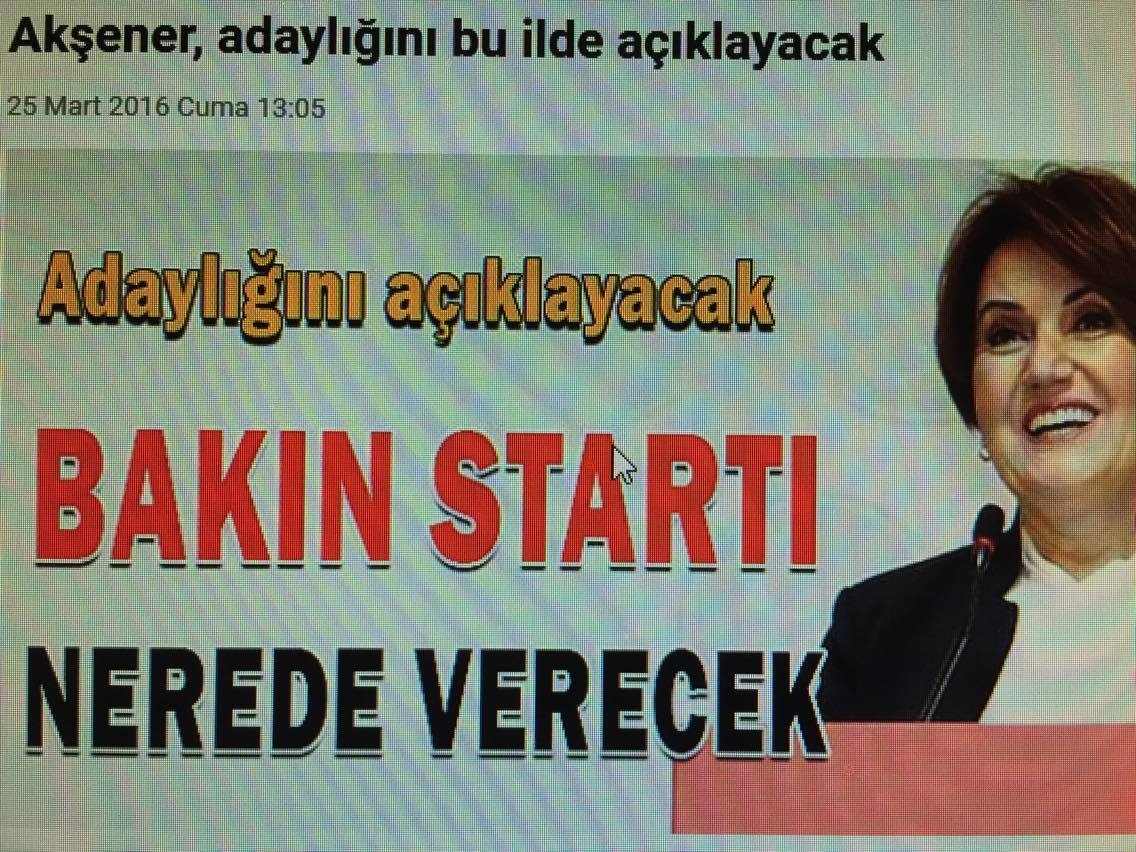 Meral Akşener Adaylığını Bu ilde Açıklayacak