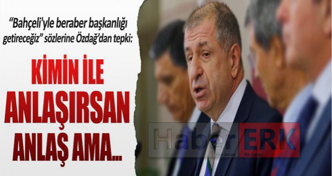 Ümit Özdağ'dan Başbakan'ın Sözlerine Sert Tepki!