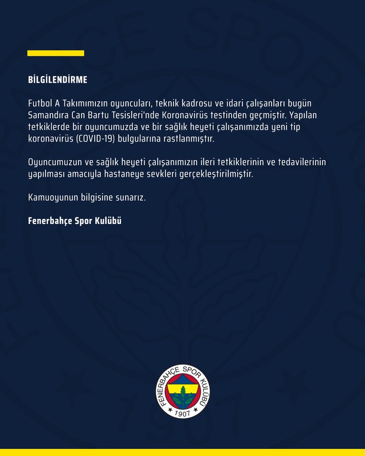 Fenerbahçe Max Kruse Koronavirüs