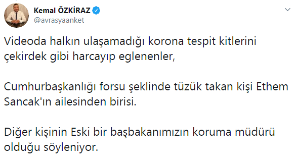 Koronavirüs hızlı tanı kiti