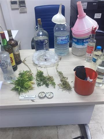 ortaca da alkol ve uyusturucu operasyonu